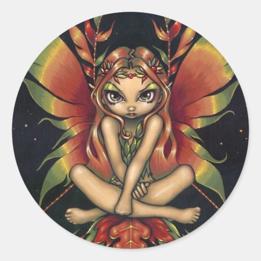 "Autumn Night Fairy" Sticker (Voorkant)