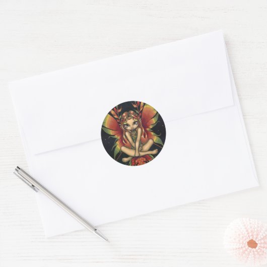"Autumn Night Fairy" Sticker (Envelop)