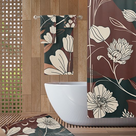 Autumn Noir Bloom Badmat