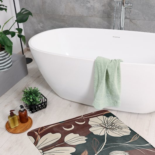 Autumn Noir Bloom Badmat