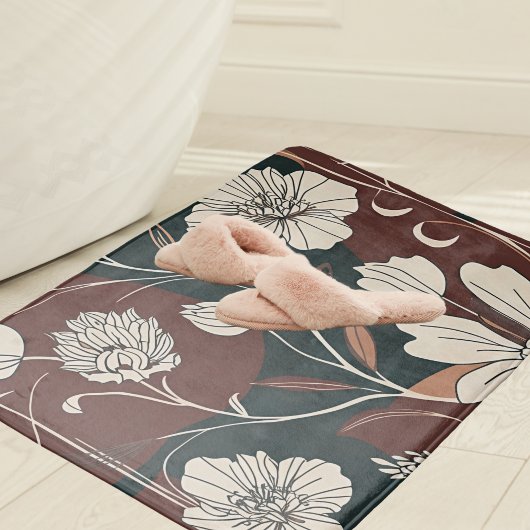 Autumn Noir Bloom Badmat