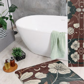 Autumn Noir Bloom Douchegordijn