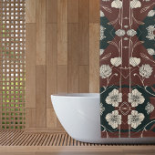 Autumn Noir Bloom Douchegordijn