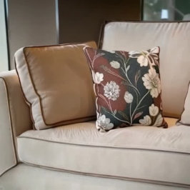 Autumn Noir Bloom Kussen