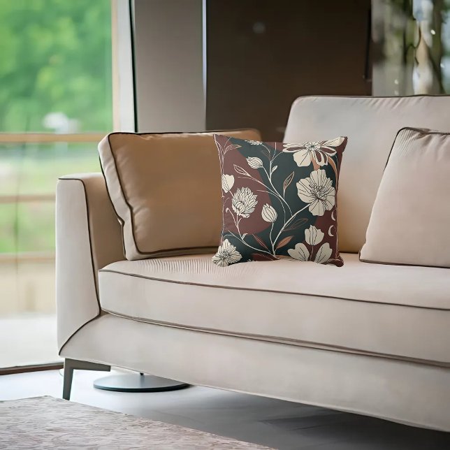 Autumn Noir Bloom Kussen (Creator heeft geüpload)