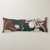 Autumn Noir Bloom Lichaamskussen (Voorkant)