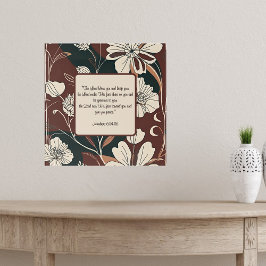 Autumn Noir Blossoms Blessing Poster