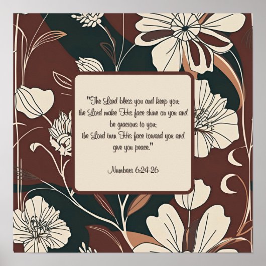 Autumn Noir Blossoms Blessing  Poster (Voorkant)