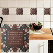 Autumn Noir Blossoms  zegening Tegeltje