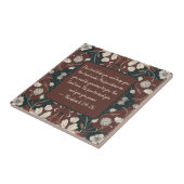 Autumn Noir Blossoms  zegening Tegeltje (Zijkant)