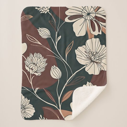 Autumn Noir Sherpa Blanket Sherpa Deken (Voorkant)