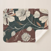 Autumn Noir Sherpa Blanket Sherpa Deken (Voorkant (horizontaal))