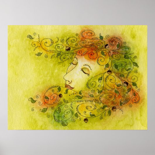 Autumn Nymph Print (Voorkant)