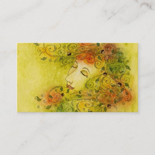Autumn Nymph-profielkaart Visitekaartje (Voorkant)