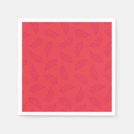 Autumn Oak cocktailservetten - persimmon/bes Servet