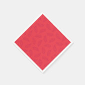 Autumn Oak cocktailservetten - persimmon/bes Servet (Hoek)