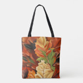Autumn oak laat abstracte kunst Georgia O'Keeffe B Tote Bag (Achterkant)