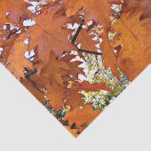 Autumn Oak laat Floral staan Tissuepapier (Detail)