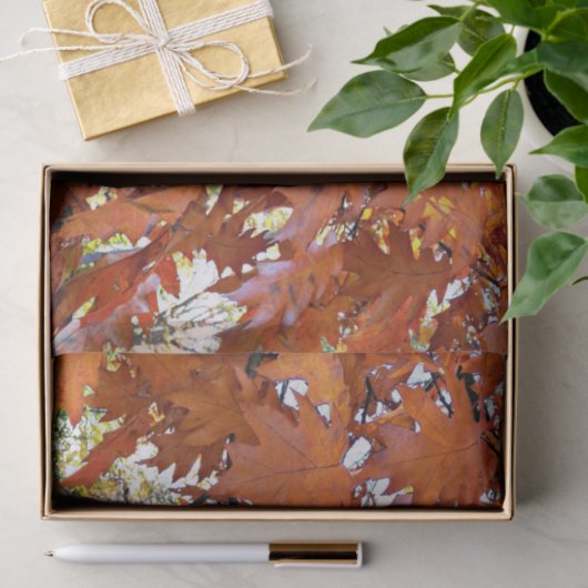 Autumn Oak laat Floral staan Tissuepapier (Geschenk)