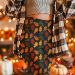 Autumn Oak Leaves Herfst Navy Leggings<br><div class="desc">Vier de rijke kleuren van het seizoen met deze Autumn Oak Leaves Herfst Navy Leggings. Met een prachtig scala aan oranje, gele en rode eikenbladeren tegen een diepzeeachtergrond roepen deze leggings de warmte en de schoonheid van de herfst op. Ideaal voor herfst festiviteiten, casual uitstapjes, of het toevoegen van een...</div>