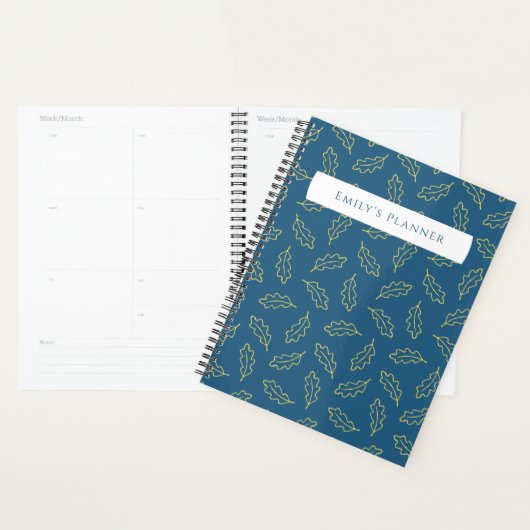 Autumn Oak Planner - blauwgroen/maïs (Display)