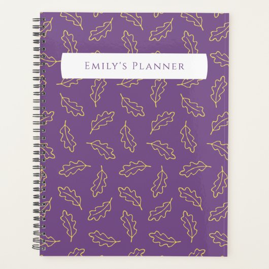 Autumn Oak Planner - druif/maïs (Voorkant)