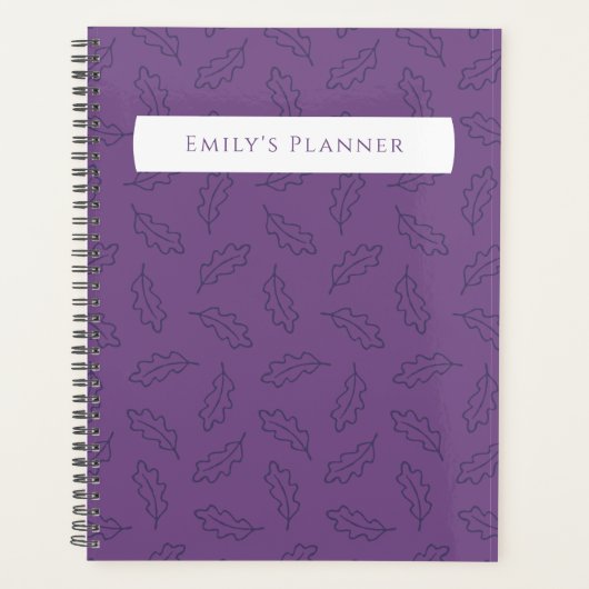 Autumn Oak Planner - druif/pruim (Voorkant)