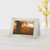 Autumn Oak-sympathiekaart Kaart (Gele Bloem)