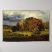 Autumn Oaks George Inness Print (Voorkant)