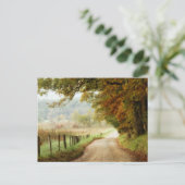 Autumn on a Country Road Briefkaart (Staand voorkant)