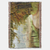 Autumn on a Country Road Deken (Voorkant Verticaal)