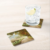 Autumn on a Country Road Kartonnen Onderzetters (Insitu)