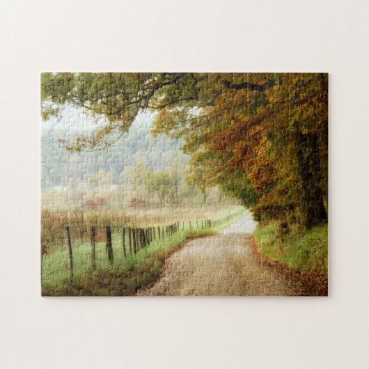 Autumn on a Country Road Legpuzzel (Horizontaal)