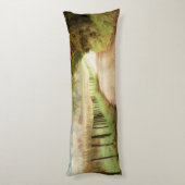 Autumn on a Country Road Lichaamskussen (Achterkant (Verticaal))