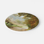 Autumn on a Country Road Papieren Bordje (Gekanteld)