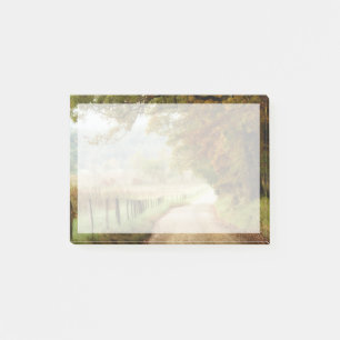 Autumn on a Country Road Post-it® Notes