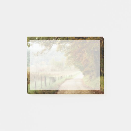 Autumn on a Country Road Post-it® Notes (Voorkant)
