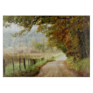 Autumn on a Country Road Snijplank
