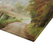 Autumn on a Country Road Snijplank (Hoek)