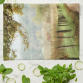 Autumn on a Country Road Theedoek (Gevouwen)