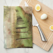 Autumn on a Country Road Theedoek (Quarter Fold)