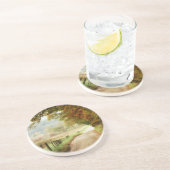 Autumn on a Country Road Zandsteen Onderzetter (Zijkant)