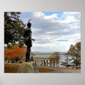Autumn on Cole's Hill, Plymouth, MA - print (Voorkant)