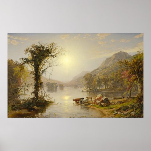 Autumn on Greenwood Lake Poster (Voorkant)