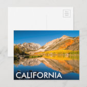 Autumn op het noordmeer, Californië Briefkaart (Voorkant / Achterkant)