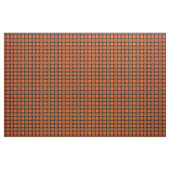 Autumn Oranje Black Plaid Stof (Yard (91,4 cm))