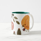 Autumn Orchard Esthetisch Tweekleurige Koffiemok (Voorkant rechts)