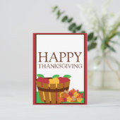 Autumn Orchard Thanksgiving Briefkaart (Staand voorkant)