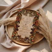 Autumn Orchard Wedding Kaart