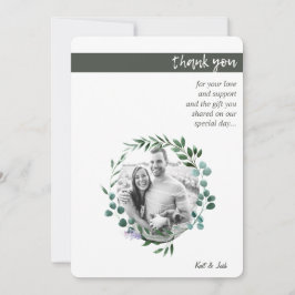 Autumn Oval Wreath Bedankt